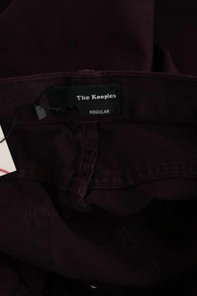Jean droit The Kooples Violet en Coton