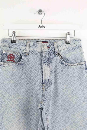 Jean droit Tommy Hilfiger Bleu en Coton