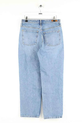 Jean droit Tommy Hilfiger Bleu en Coton