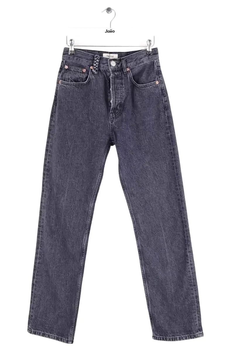 Jean droit Tresse Anthracite en Coton, taille S - Seconde Main