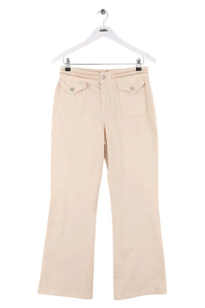 Jean droit Vanessa Bruno Beige en Coton - élasthanne, taille L - Seconde Main