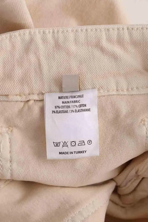 Jean droit Vanessa Bruno Beige en Coton - élasthanne