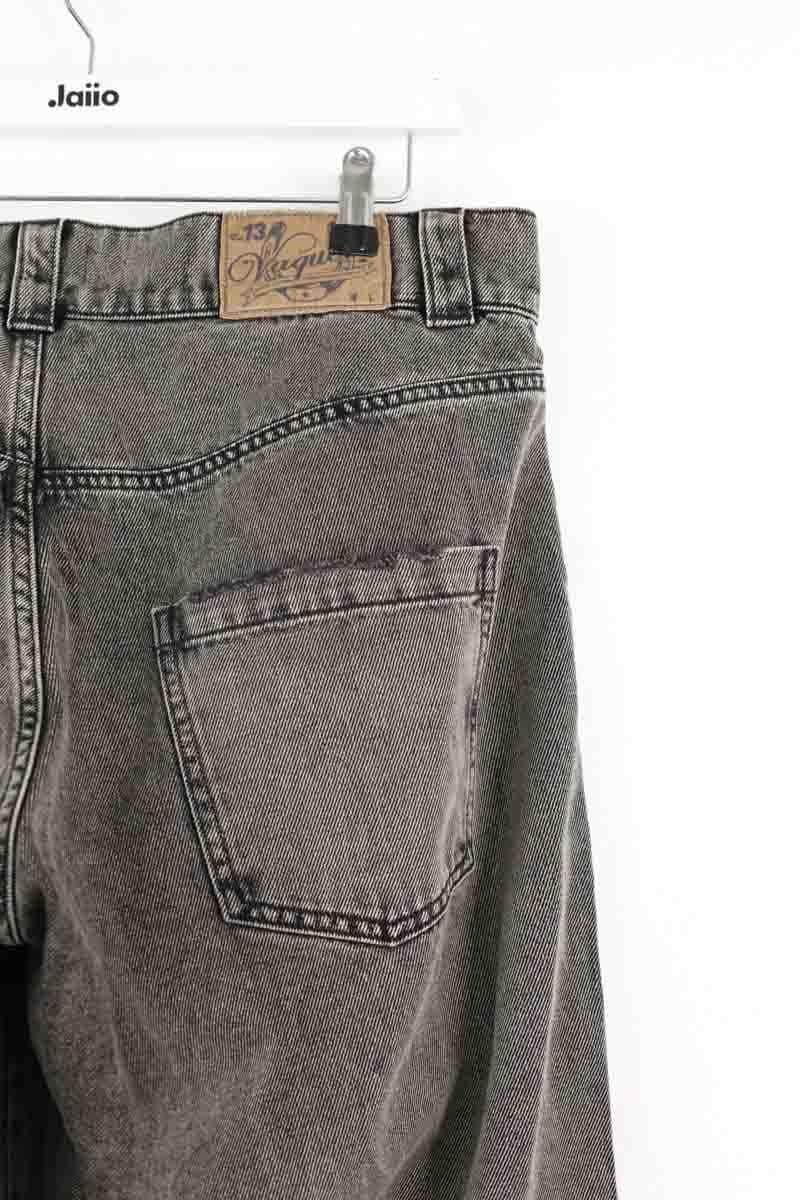 Jean droit Vaquera Gris en Coton