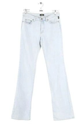 Jean droit Versace Bleu en Coton, taille L - Seconde Main