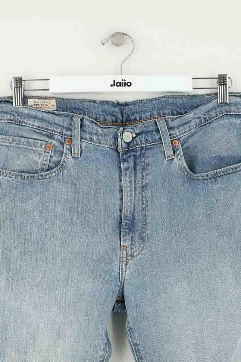 Jean droit W34 L34 Levi's 502 Bleu en Coton