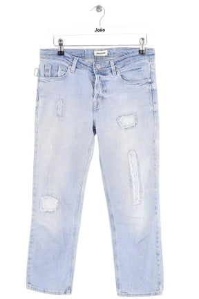Jean droit Zadig & Voltaire Bleu en Coton, taille S - Seconde Main