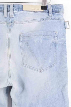 Jean droit Zadig & Voltaire Bleu en Coton