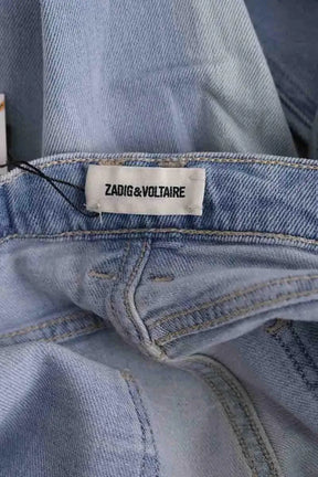Jean droit Zadig & Voltaire Bleu en Coton