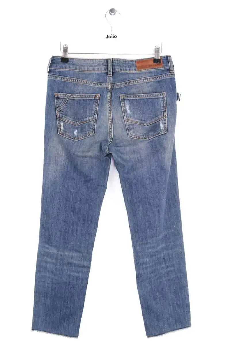 Jean droit Zadig & Voltaire Bleu en Coton