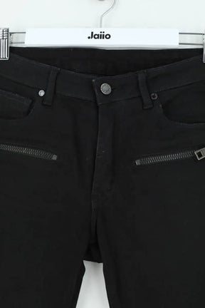 Jean droit Zadig & Voltaire Noir en Coton - élasthanne