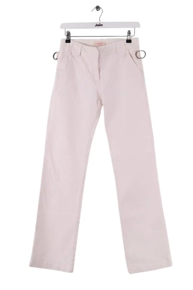 Jean droit Zadig & Voltaire Rose en Coton, taille M - Seconde Main