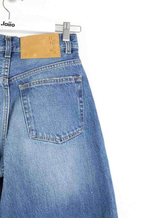 Jean Haikure Bibi real blue Bleu en Coton
