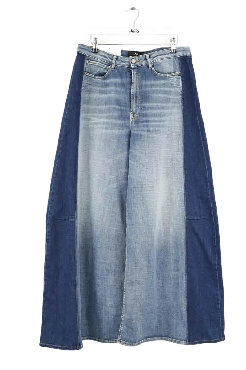 Jean large 3x1 Alaska flip tomboy Bleu en Coton, taille L - Seconde Main