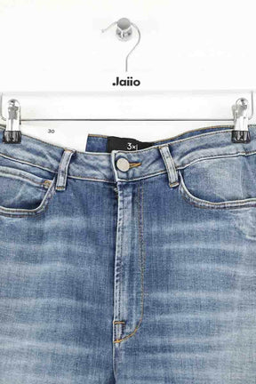 Jean large 3x1 Alaska flip tomboy Bleu en Coton