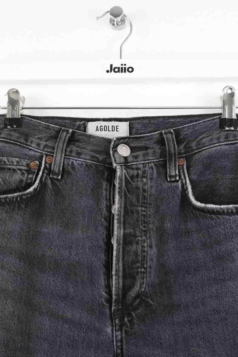Jean large Agolde Anthracite en Coton