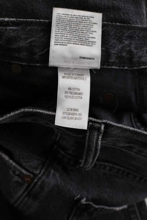 Jean large Agolde Anthracite en Coton