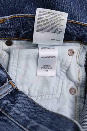 Jean large Agolde Dame Bleu en Coton - élasthanne