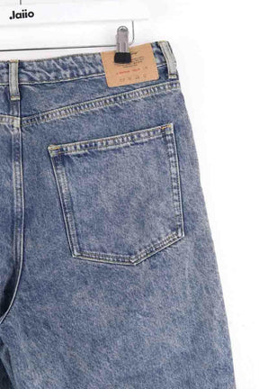 Jean large American Vintage Bleu en Coton