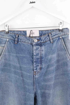 Jean large Ami Bleu en Coton