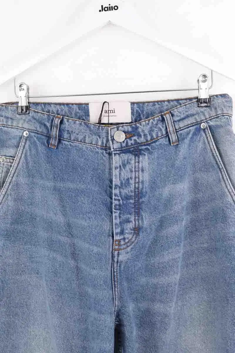 Jean large Ami Bleu en Coton