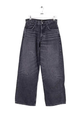 Jean large Anine Bing Noir en Coton, taille XS - Seconde Main