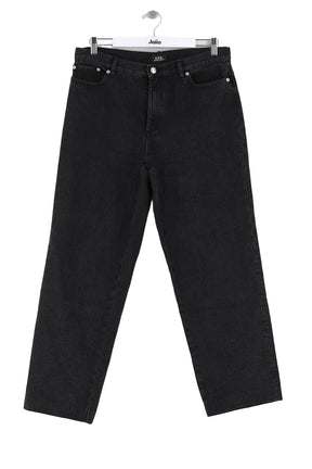 Jean large APC Noir en Coton, taille XL - Seconde Main