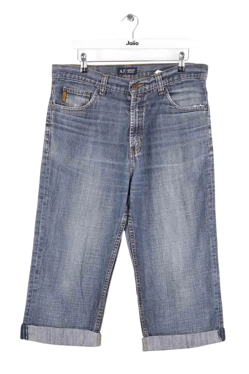 Jean large Armani Jeans Bleu en Coton, taille L - Seconde Main