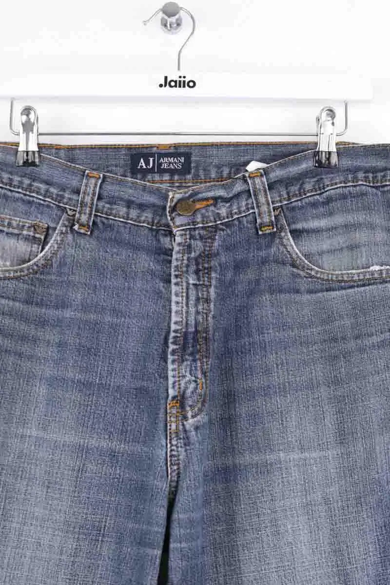 Jean large Armani Jeans Bleu en Coton