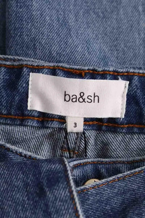 Jean large Ba&Sh Bleu en Coton
