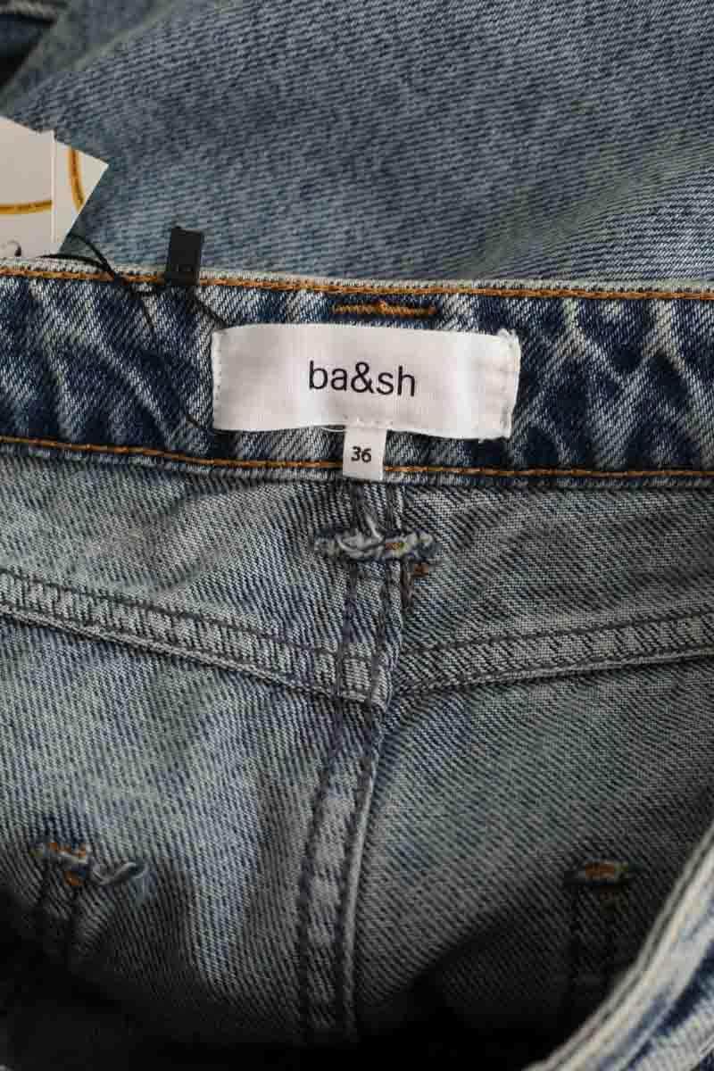 Jean large Ba&Sh Bleu en Coton