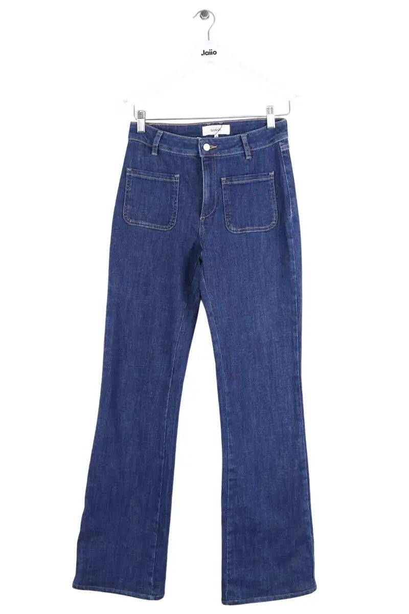 Jean large Ba&Sh Bleu en Coton, taille S - Seconde Main
