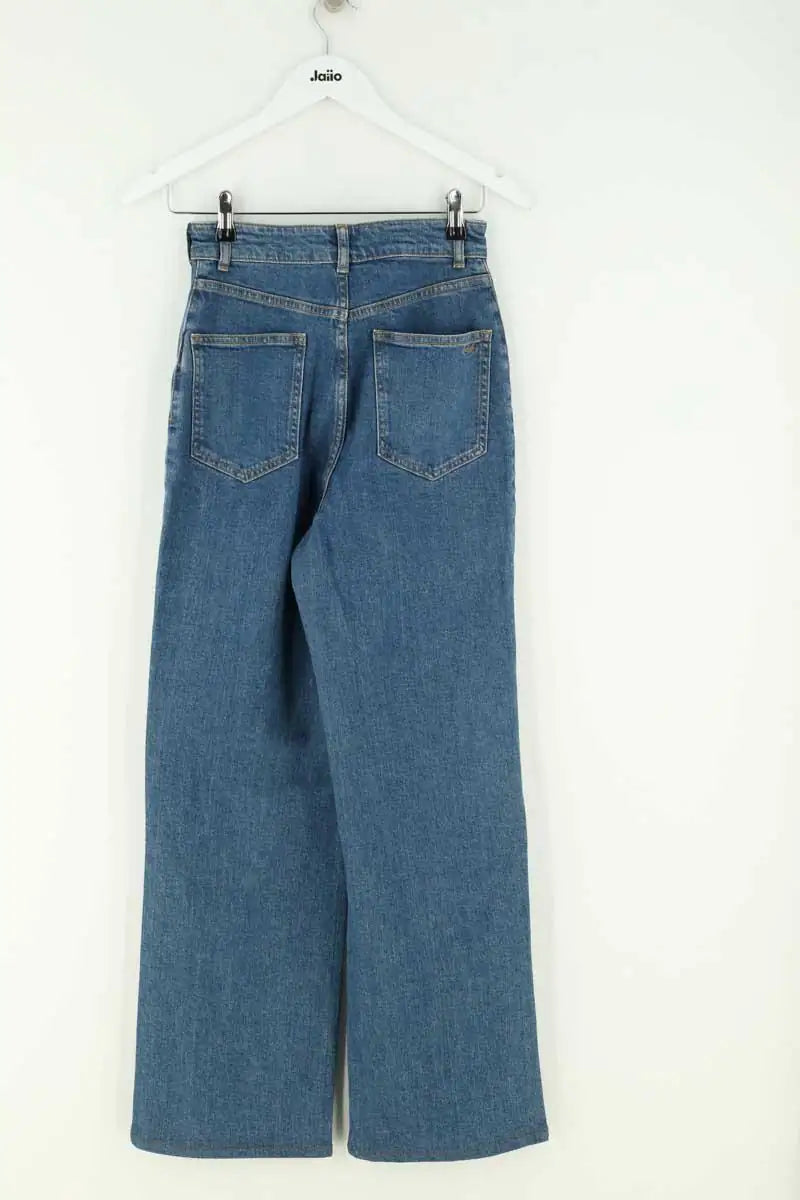 Jean large Ba&Sh Bleu en Coton