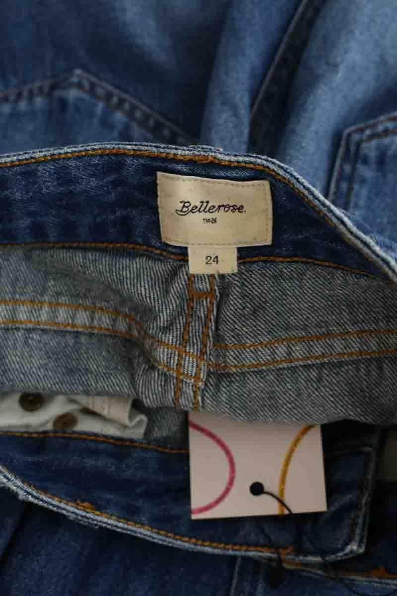 Jean large Bellerose Bleu en Coton