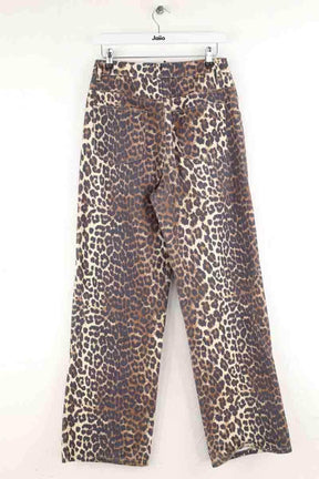 Jean large Berenice Marron en Coton