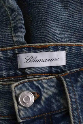 Jean large Blumarine Bleu en Coton