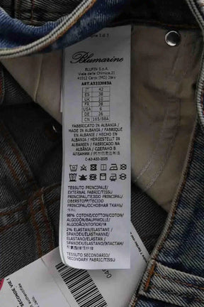 Jean large Blumarine Bleu en Coton