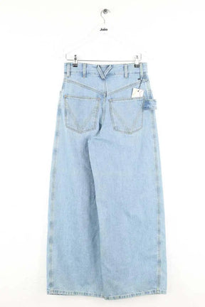 Jean large Bottega Veneta Bleu en Coton