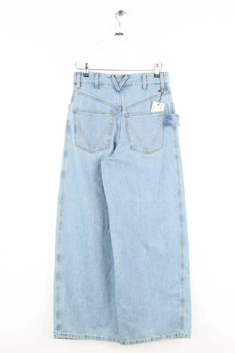 Jean large Bottega Veneta Bleu en Coton