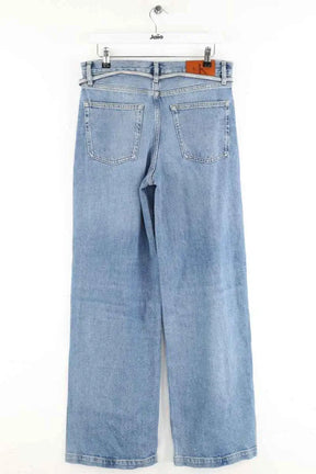 Jean large Calvin Klein Low rise baggy Bleu en Coton