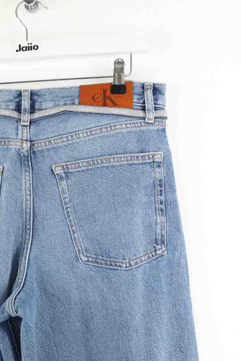 Jean large Calvin Klein Low rise baggy Bleu en Coton