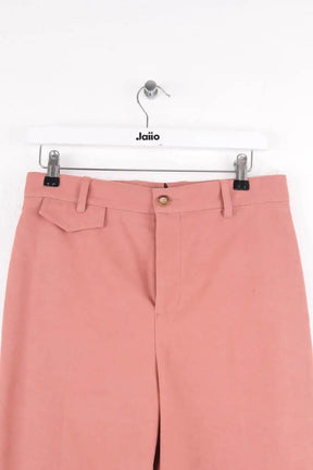 Jean large Chloé Rose en Coton