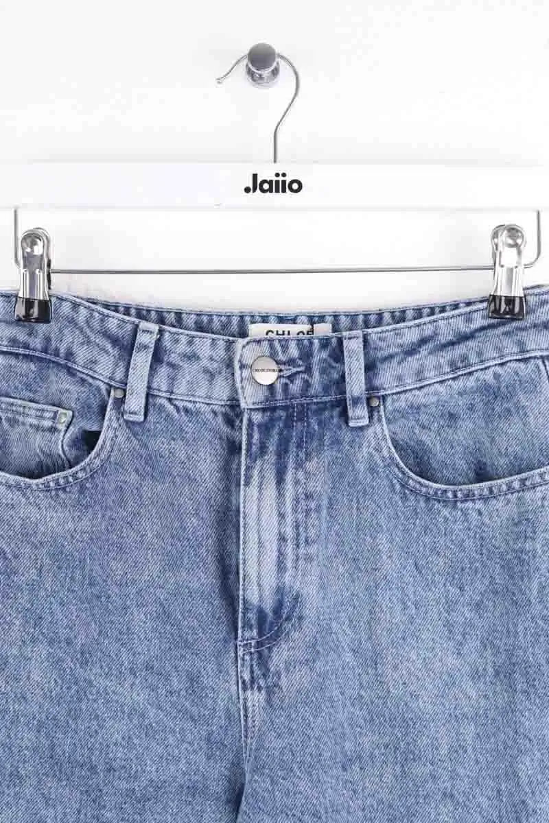 Jean large Chloé Stora Bleu en Coton