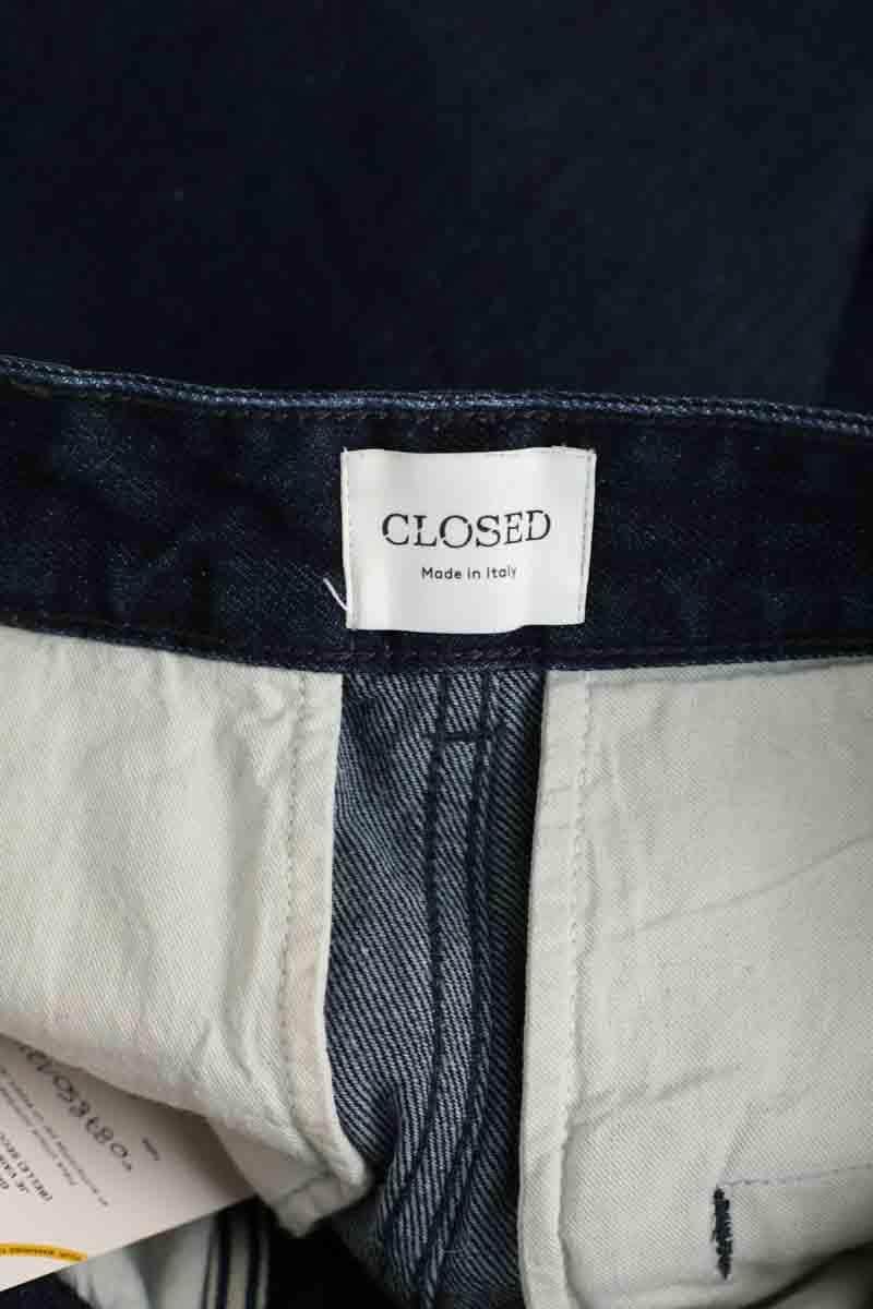Jean large Closed Marine en Coton