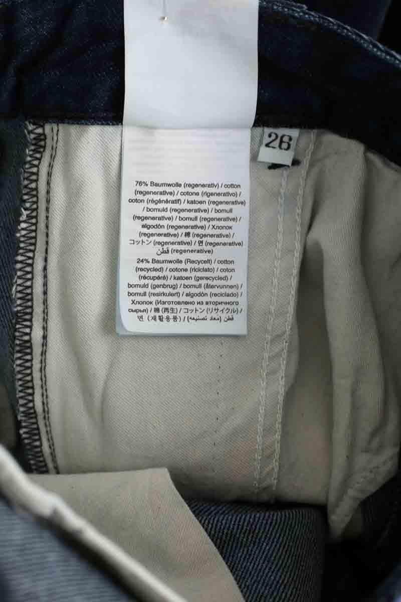 Jean large Closed Marine en Coton