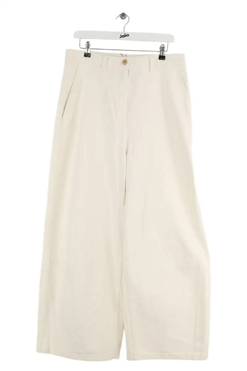 Jean large Eat Dust Blanc en Coton, taille L - Seconde Main