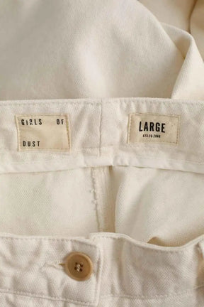 Jean large Eat Dust Blanc en Coton