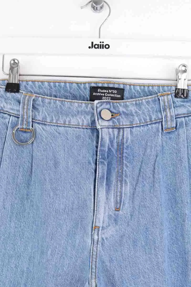 Jean large Etudes Bleu en Coton