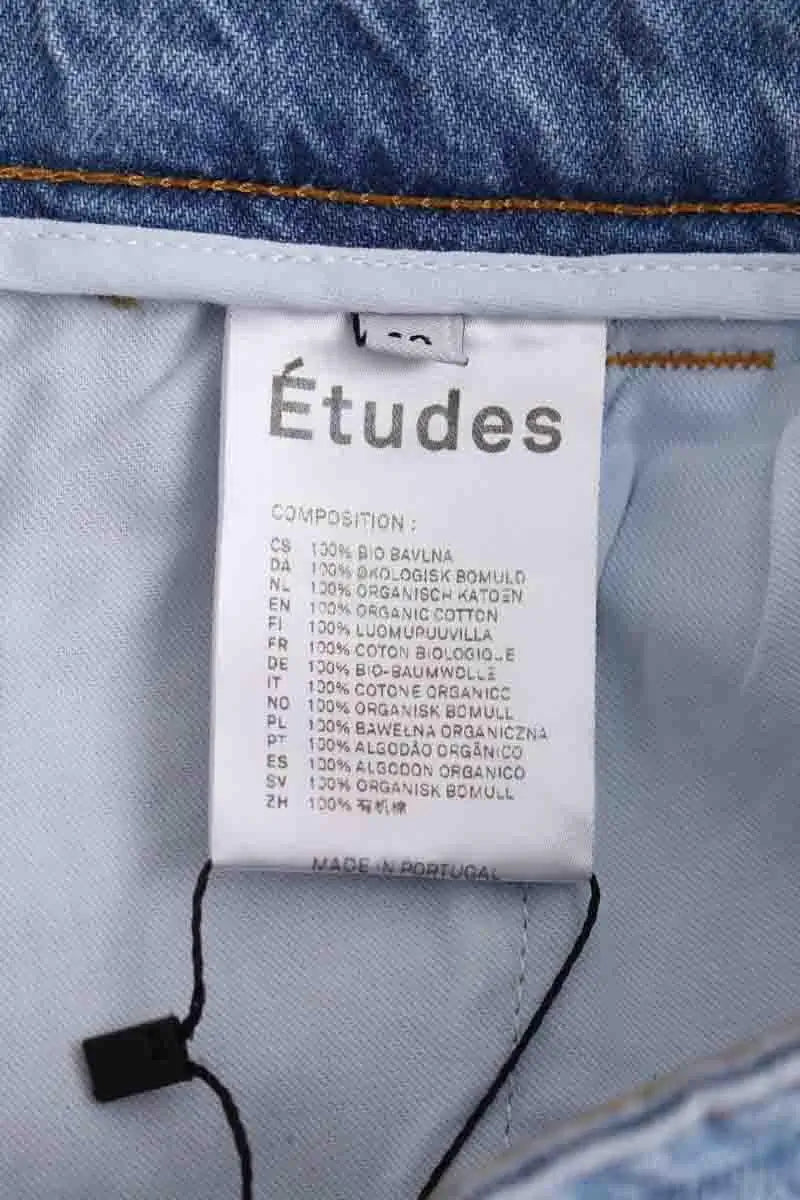 Jean large Etudes Bleu en Coton