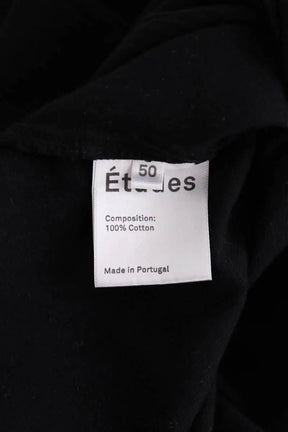 Jean large Etudes Noir en Coton