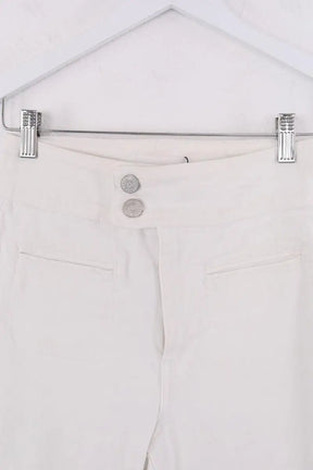 Jean large Frame Blanc en Coton